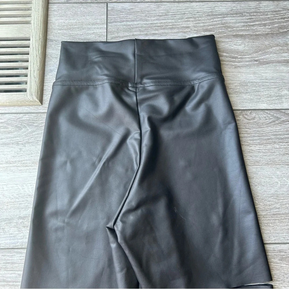 Jazzamatazz Faux  Leather Cut Out Dance Costumes Leggings - Picture 8 of 8